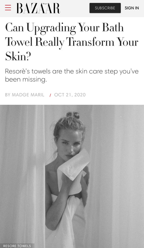 Can Upgrading Your Bath Towel Really Transform Your Skin?